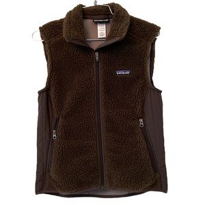 Patagonia Women's Sherpa Vest Retro X Fleece Deep Pile Jacket